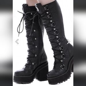 Killstar Selene Boots size 8 BNIB